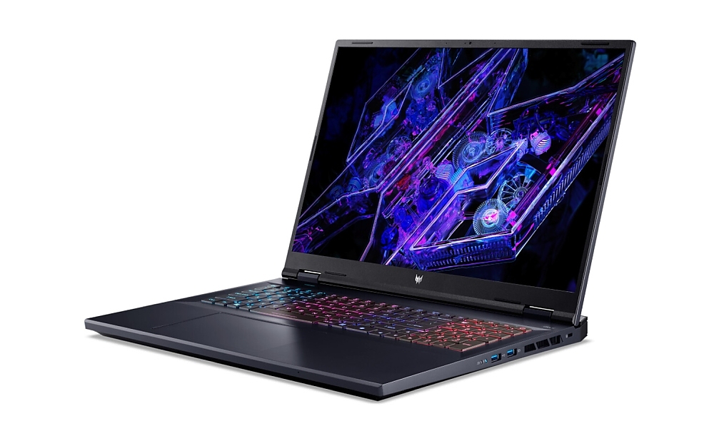 Acer Predator PHN18-71-93W3, Intel Core i9-14900HX (up to 5.80GHz, 36MB), 18" WQXGA (2560x1600) IPS 165Hz, 16GB DDR5 5600MHz, 1024GB PCIe SSD, RTX 4070 8GB GDDR6, Killer Wi-Fi 6AX 1650i, BT, MicroSD reader, Backlit KB, Win 11 Home, Black