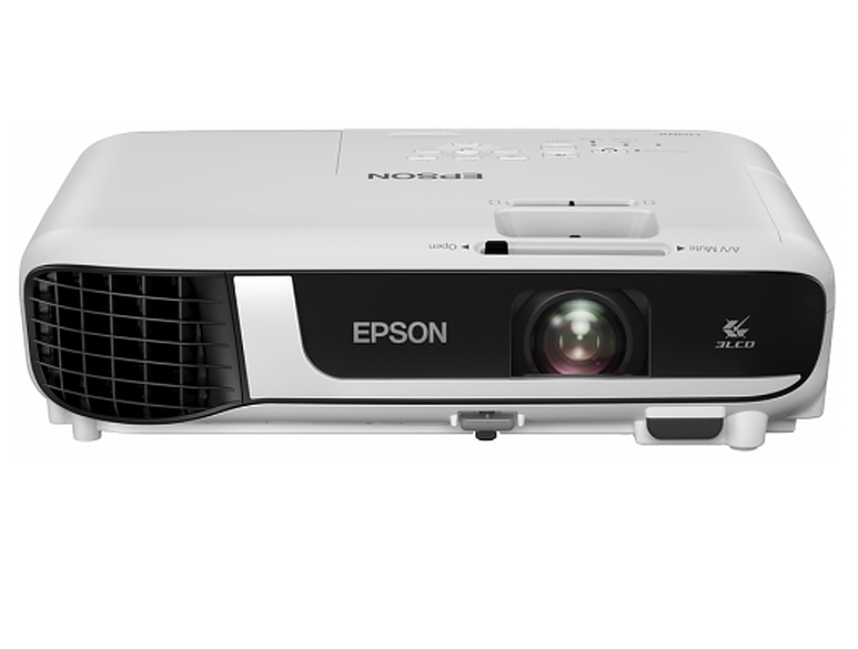 Epson EB-W51, WXGA (1280 x 800, 16:10), 4000 ANSI lumens, 16000:1, WLAN (optional), HDMI, USB 3:1 function, VGA, Speakers, Lamp warr: 12 months or 1.000 h, White + Sunne Ceiling Projector Bracket Mount Ceiling Mount 74-114cm, White