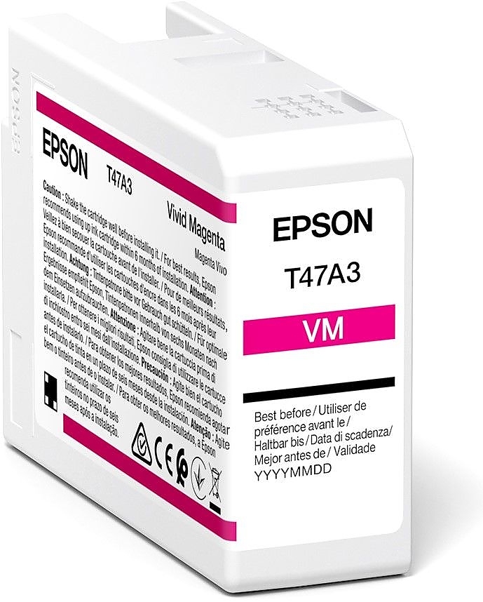 Epson Singlepack Vivid Magenta T47A3 UltraChrome Pro 10 ink 50ml