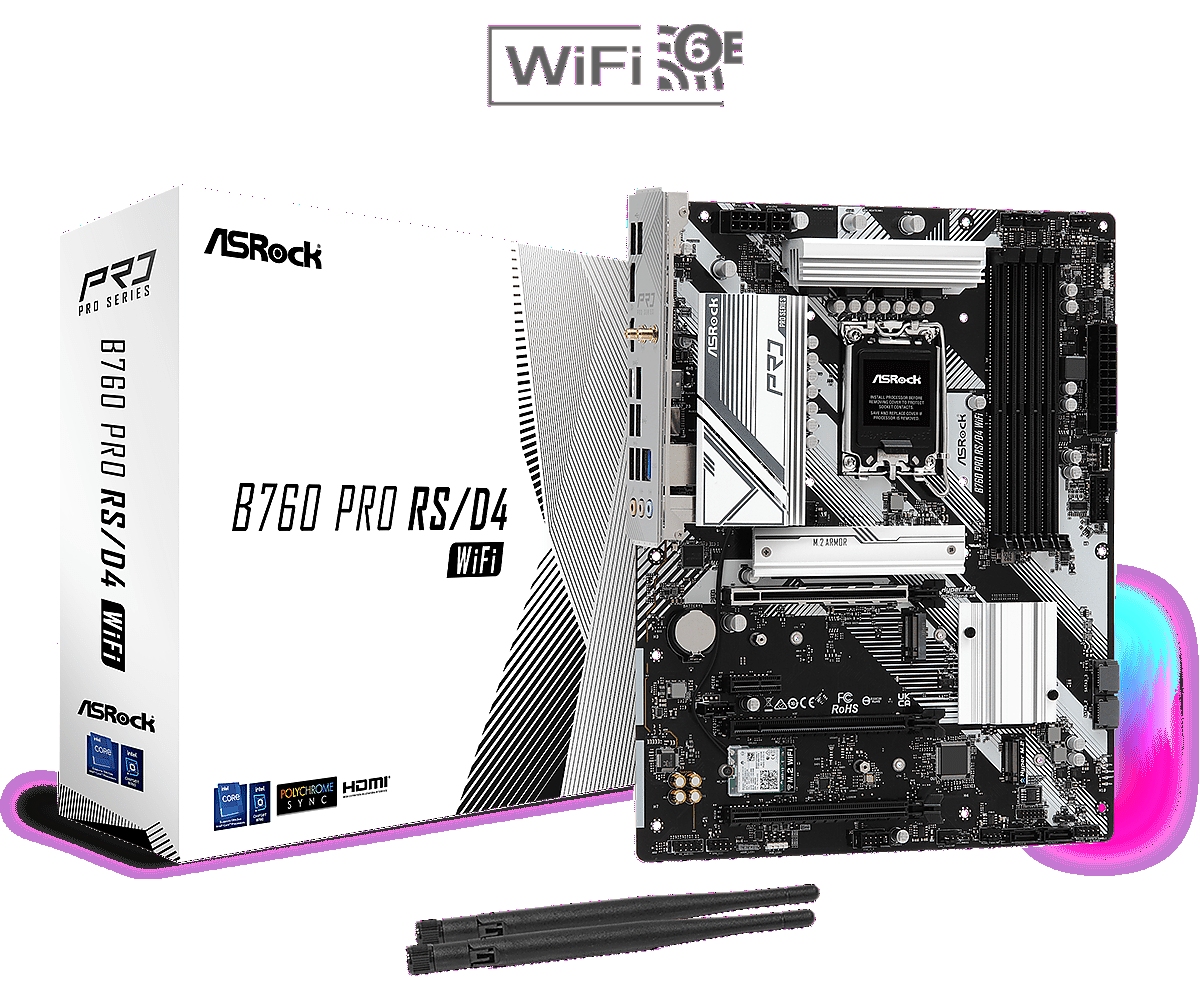 ASROCK B760 PRO RS/D4 WIFI