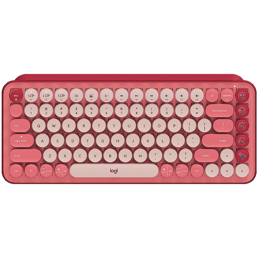 LOGITECH POP ICON KEYS - ROSE - US INT'L - BT  - INTNL-973