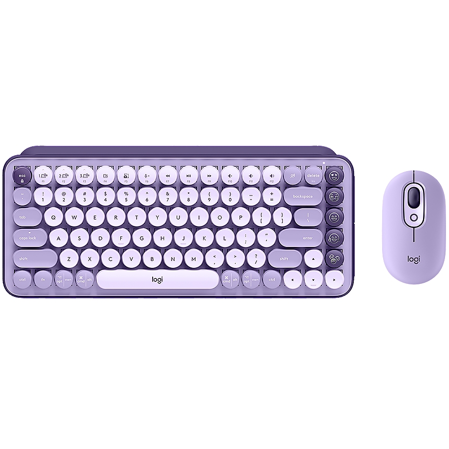 LOGITECH POP ICON KEYS - LILAC  - US INT'L - BT  - INTNL-973