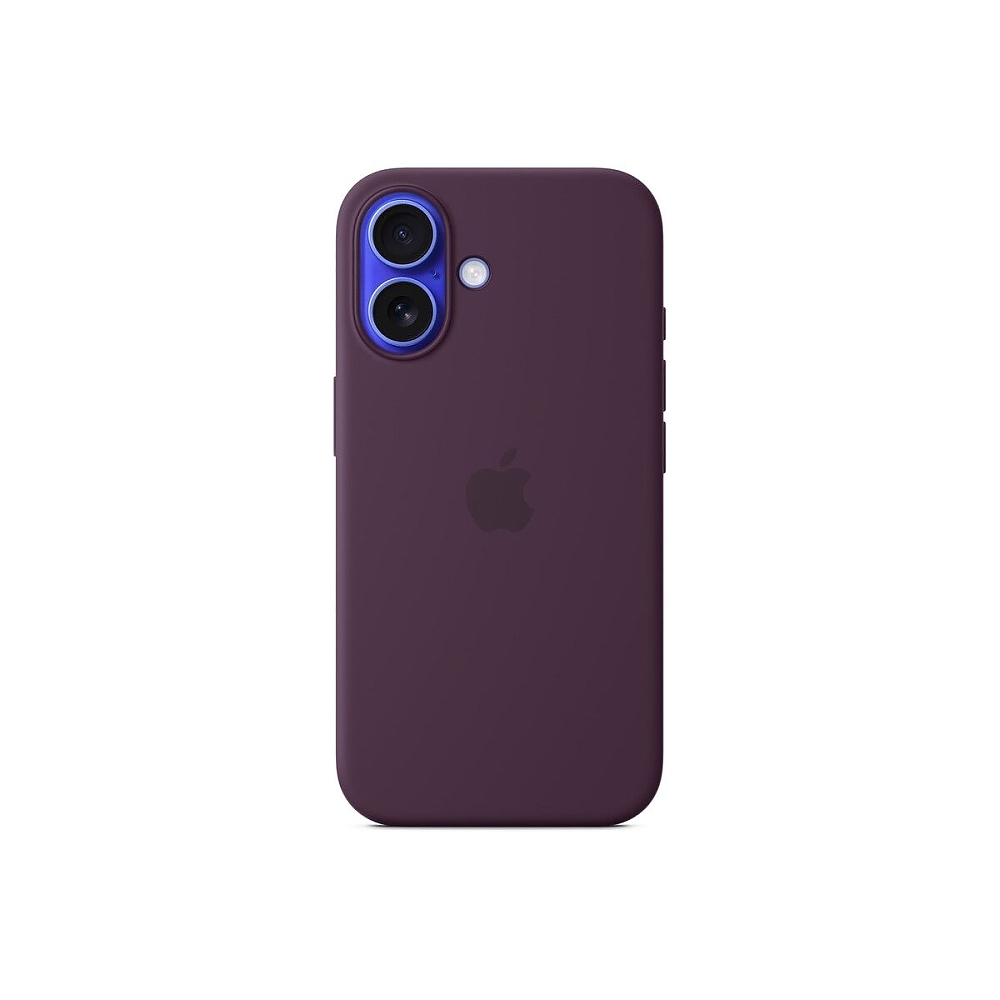 Apple iPhone 16 Silicone Case with MagSafe - Plum