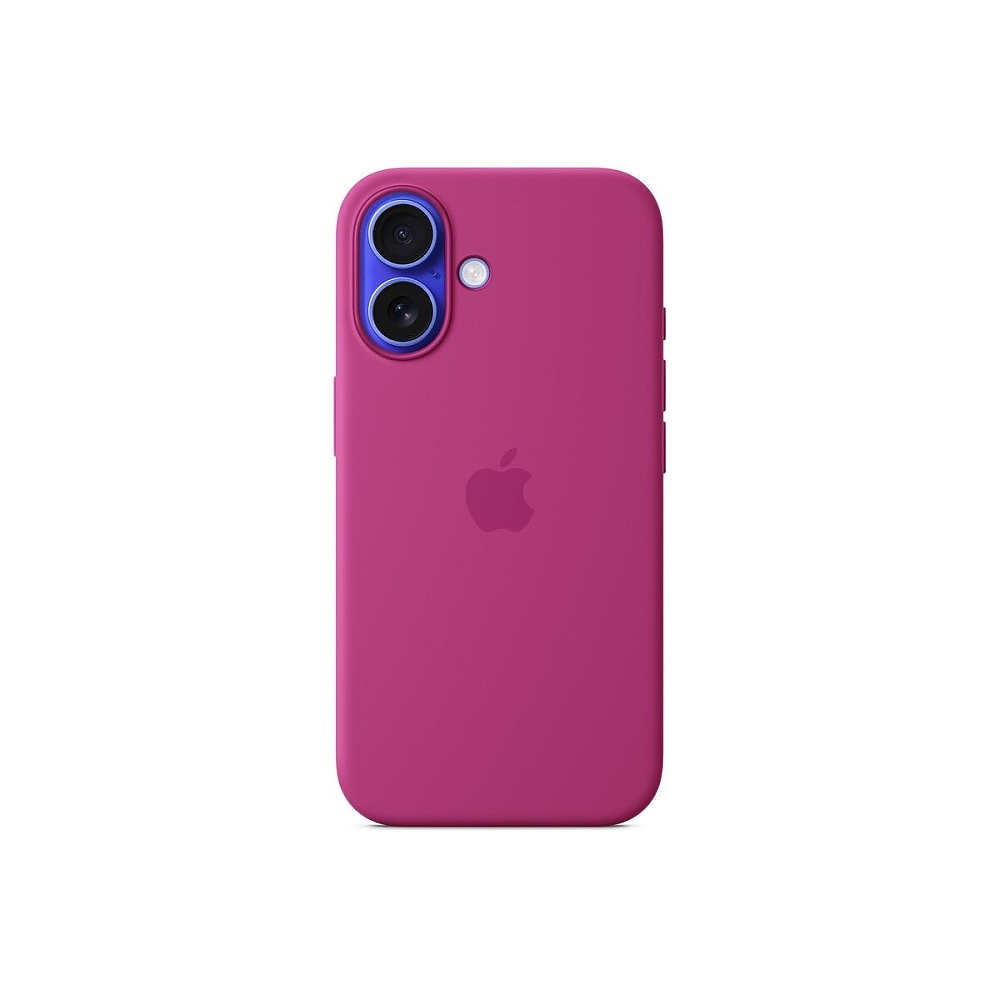 Apple iPhone 16 Silicone Case with MagSafe - Fuchsia (Seasonal)