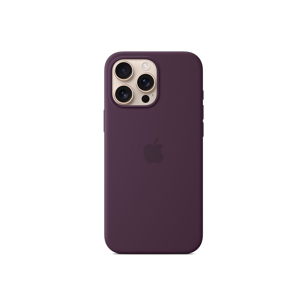 Apple iPhone 16 Pro Max Silicone Case with MagSafe - Plum