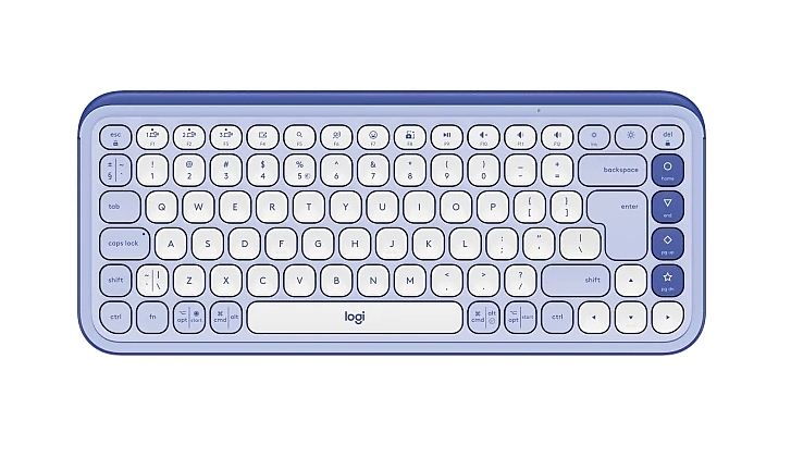 Logitech Pop Icon Keys - Lilac - US INT'L - BT - N/A - INTNL-973