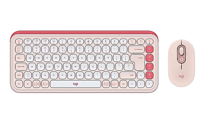 Logitech Pop Icon Combo - Rose - US INT'L - BT - N/A - INTNL-973