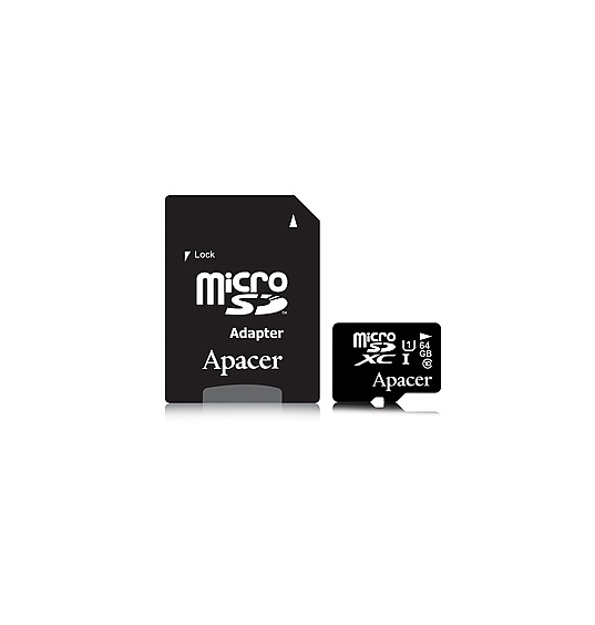 Apacer 64GB Micro-Secure Digital XC UHS-I Class 10 (1 adapter)