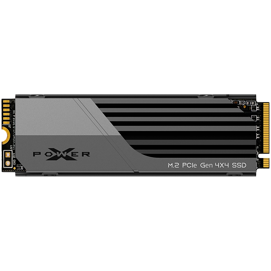 Silicon Power XS70 2TB SSD PCIe Gen 4x4 PCIe Gen4x4 & NVMe 1.4, DRAM Cache, 3DNAND,  Heatsink (10.8mm), PS5 Comp.  7300/6800MB/s, EAN: 4713436146339