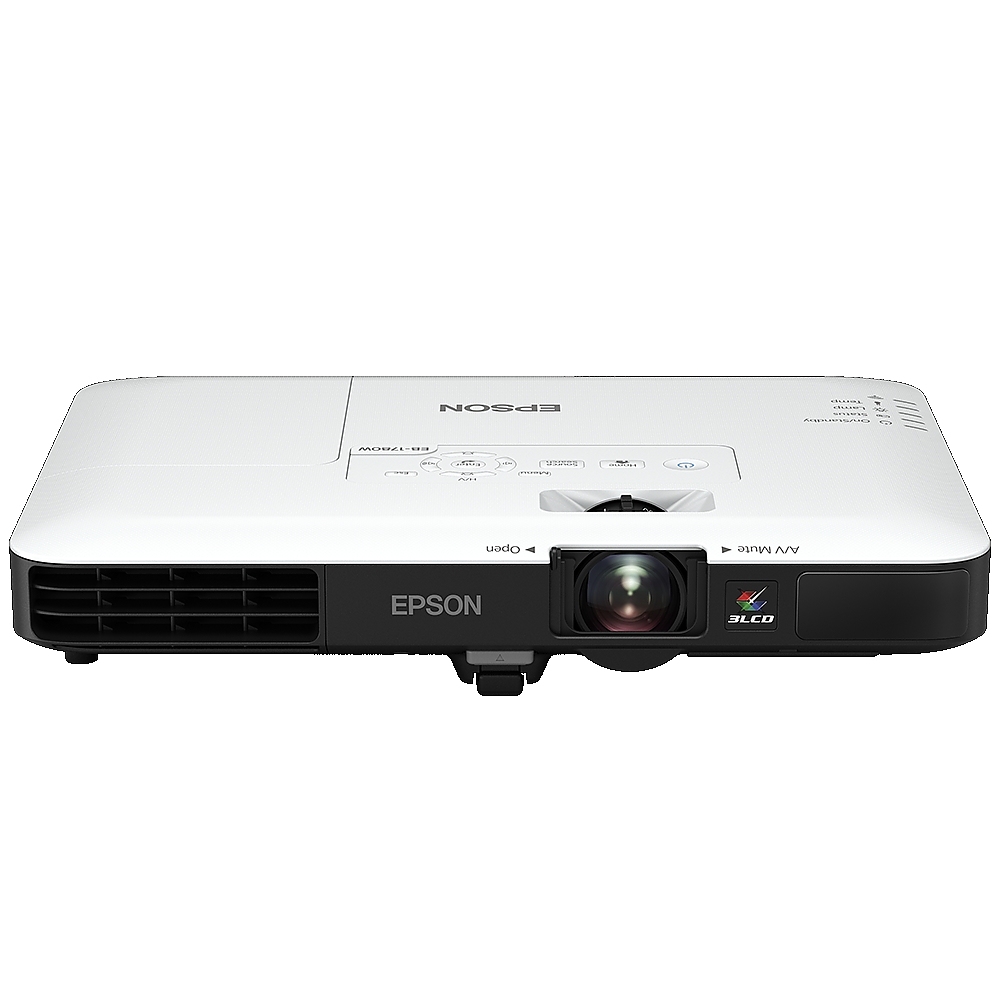 Epson EB-1780W, 3LCD, Ultra mobile, WXGA (1280 x 800), 16:10, 3 000 lumen, 10 000 : 1, VGA, HDMI, Wireless LAN, 1.77 kg, Carrying Case, 24 months