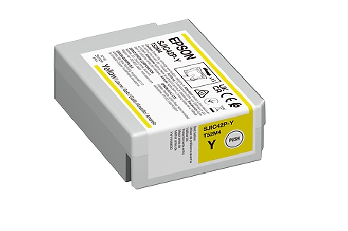 Epson SJIC42P-Y Ink cartridge for ColorWorks C4000e ( Yellow)