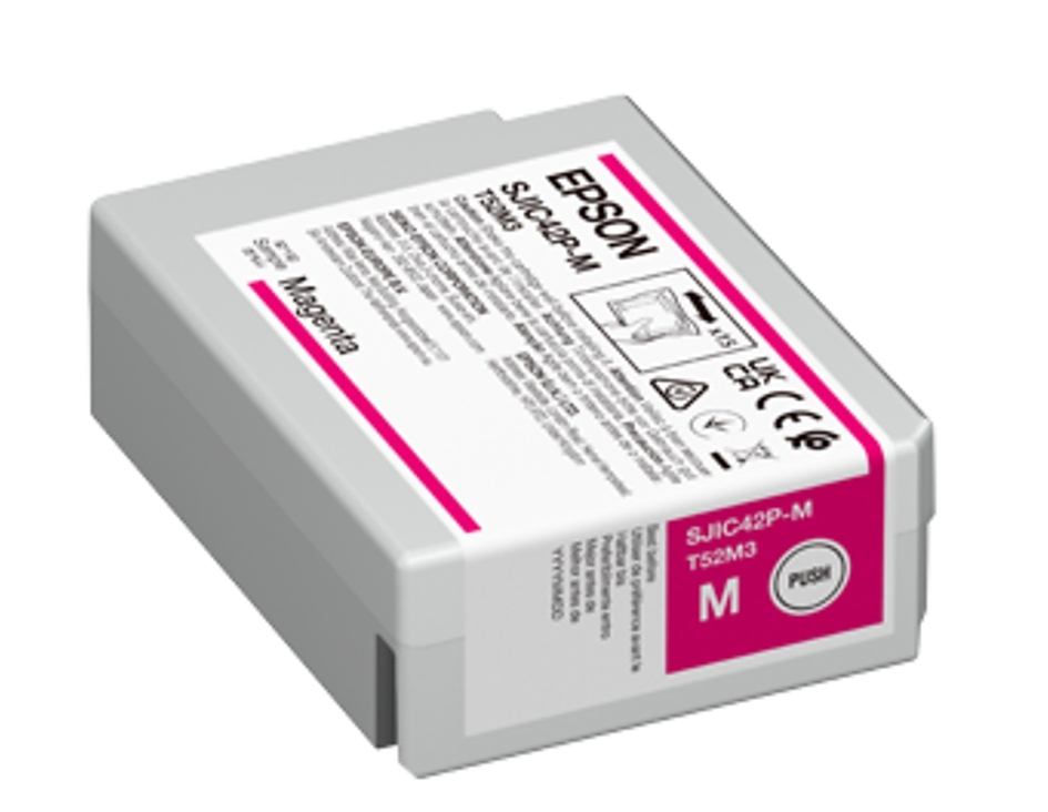 Epson SJIC42P-M Ink cartridge for ColorWorks C4000e ( Magenta)