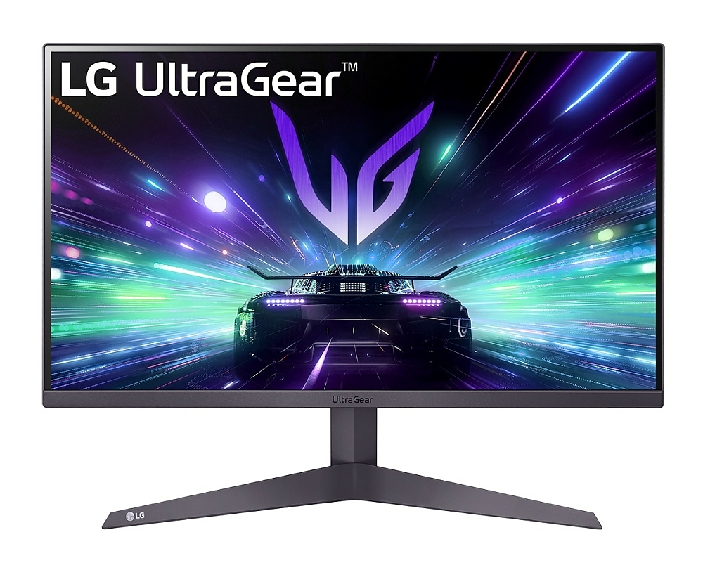 LG 24GS50F-B, UltraGear 24" VA, AG, 1ms MBR, 180Hz, 5ms GtG, 3000:1, 250cd/m2, Full HD 1920x1080, HDR10, AMD FreeSync, HDMI, DisplayPort, Headphone Out, Black Stabilizer, Tilt, Black