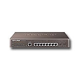 TP-Link TL-SG3210 8-port L2 Managed Switch,8 x 10/100/1000Mbps RJ45 ports + 2 Gigabit SFP slots,Port/Tag/MAC/Protocol-based VLAN,GVRP,STP/RSTP/MSTP,IGMP V1/V2/V3Snooping,L2/L3/L4 Traffic Classification/Priority Management,L2/3/4 ACL,1U 13-inch