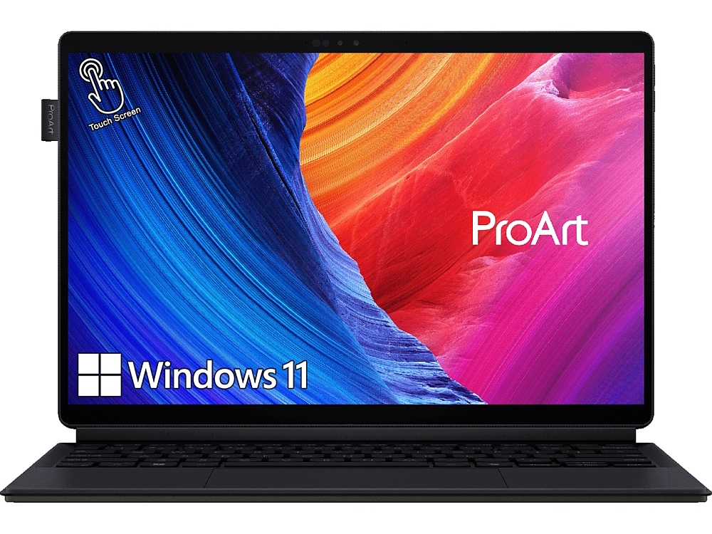 Asus ProArt PZ13 HT5306QA-LX002W,Qualcomm Snapdragon X Plus X1P 42 100 NPU up to 45TOPS),13.3 " WQXGA+(WQ+) 2880X1800 16:10 ,DDR5 16 GB (8*2), 1TB PCIEG4,Qualcomm Adrenoi GPU WiFi 6e, Windows 11 ,Nano Black