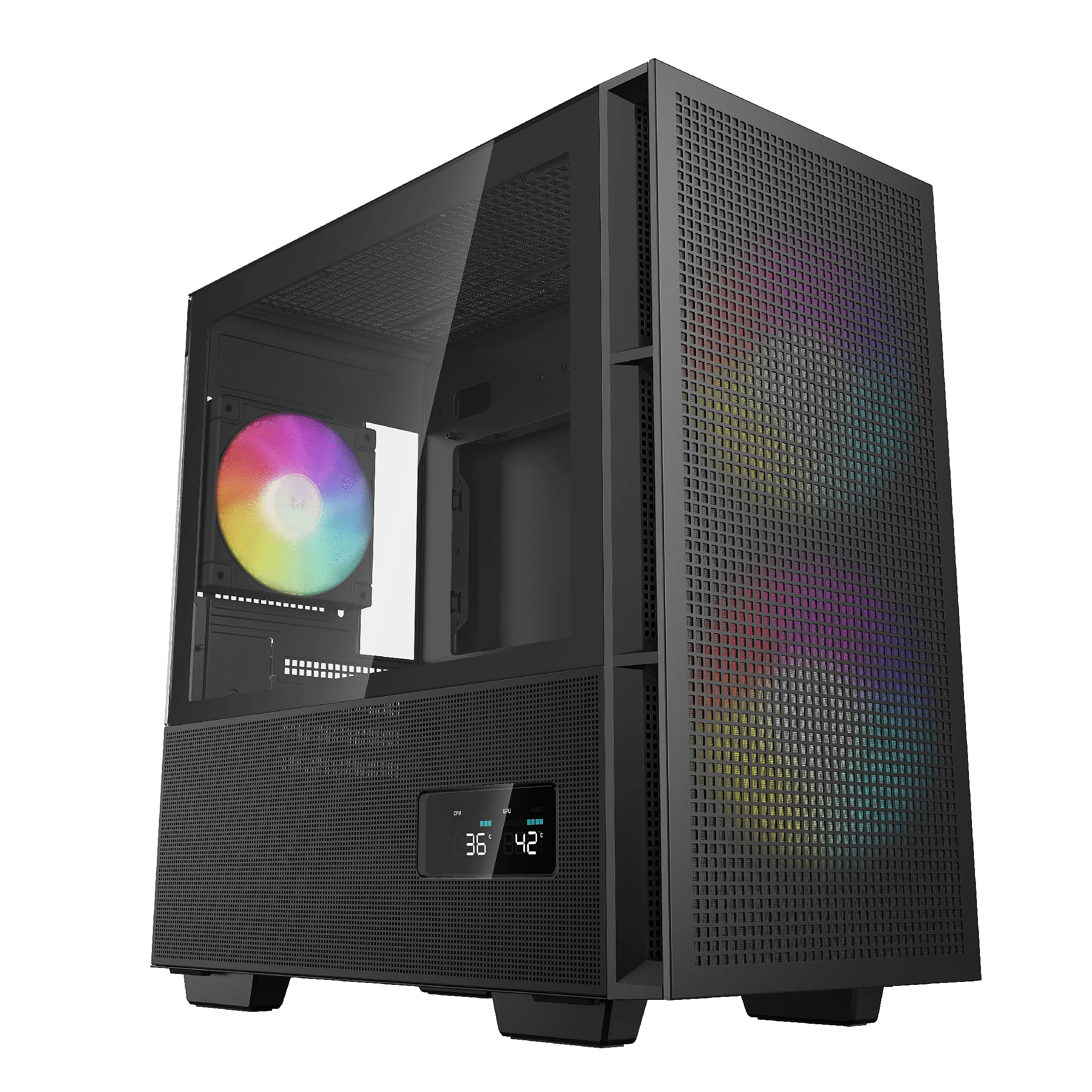 DeepCool кутия Case mATX - CH360 DIGITAL