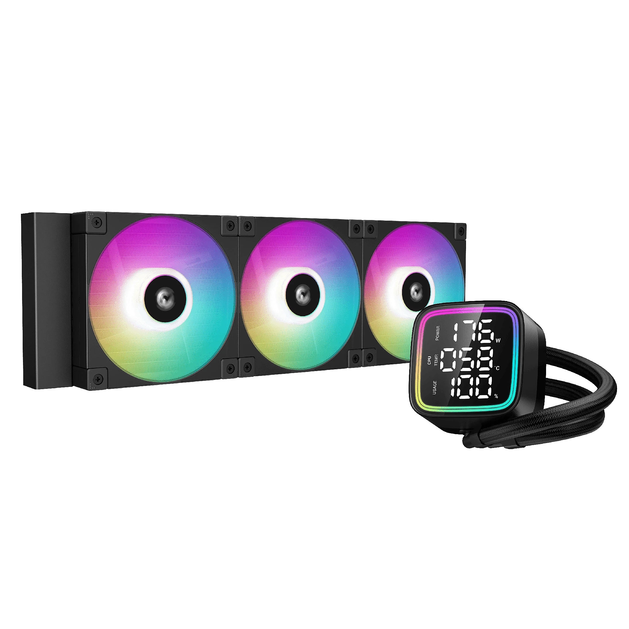 DeepCool водно охлаждане Water Cooling LD360 - LED Display, A-RGB