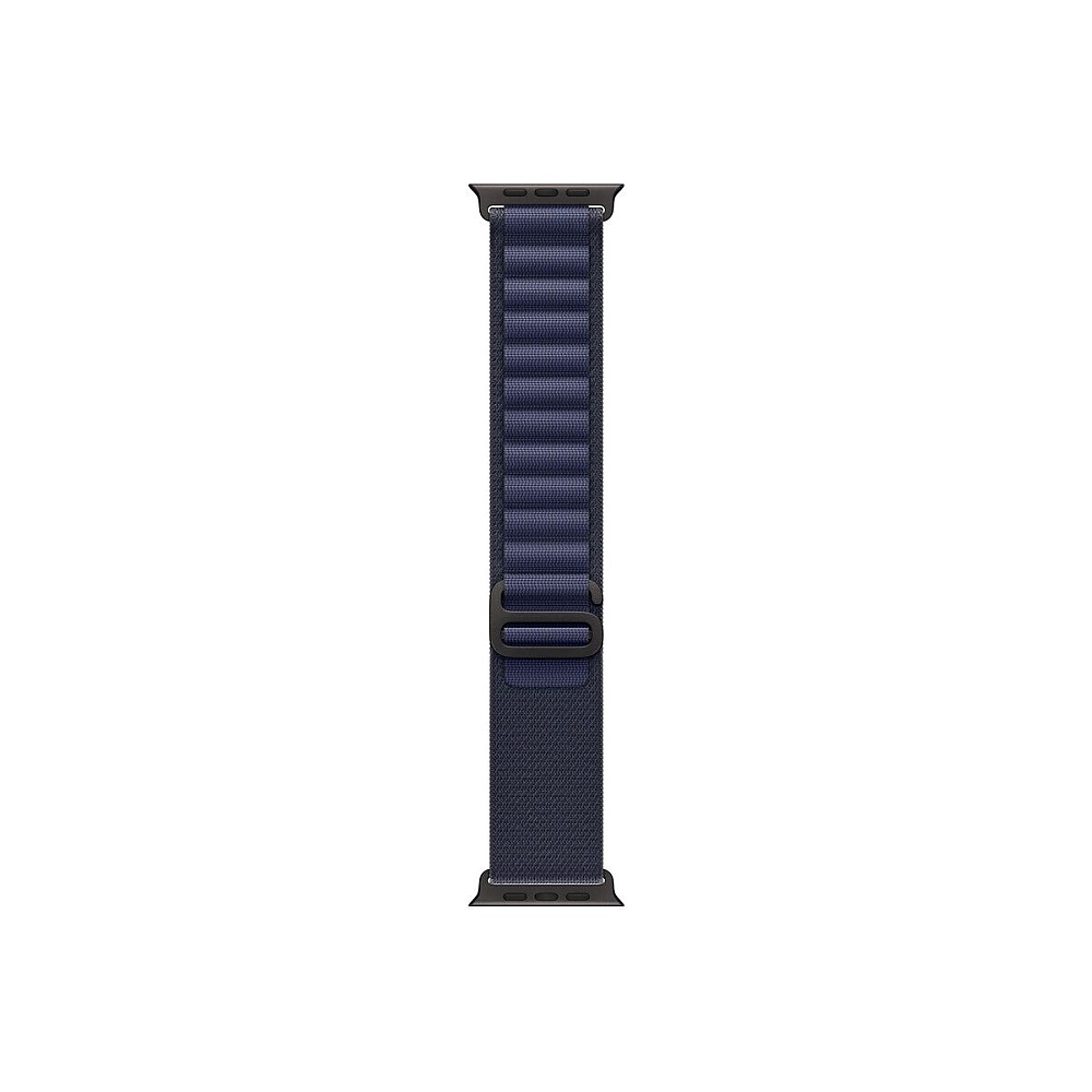 Apple Watch 49mm Loop: Navy Alpine Loop - Small - Black Titanium Finish