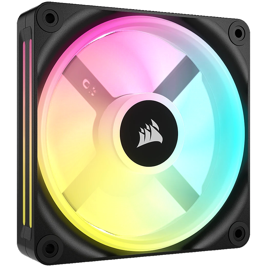 CORSAIR QX RGB Series, iCUE LINK QX120 RGB, 120mm Magnetic Dome RGB Fan, Single Fan