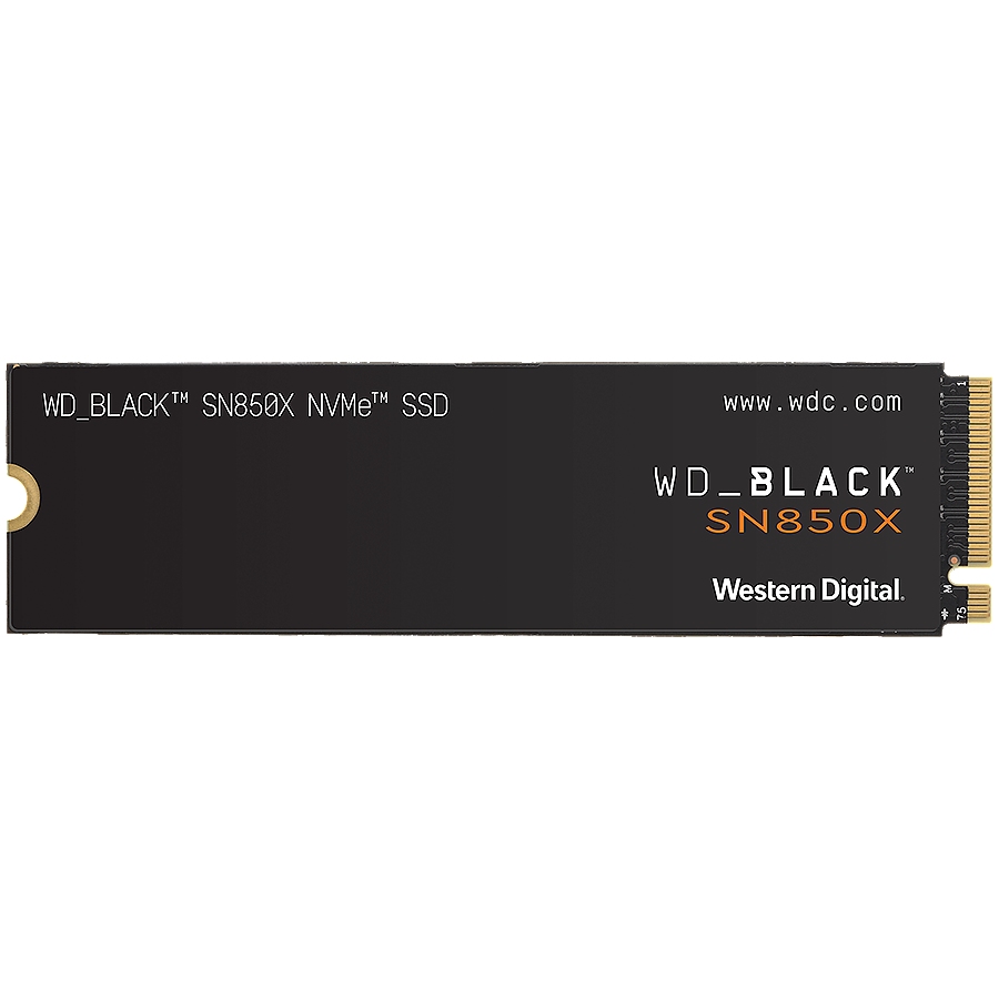 SSD WD Black SN850X 2TB M.2 2280 PCIe Gen4 x4 NVMe, Read/Write: 7300/6600 MBps, IOPS 1200K/1100K, TBW: 1200