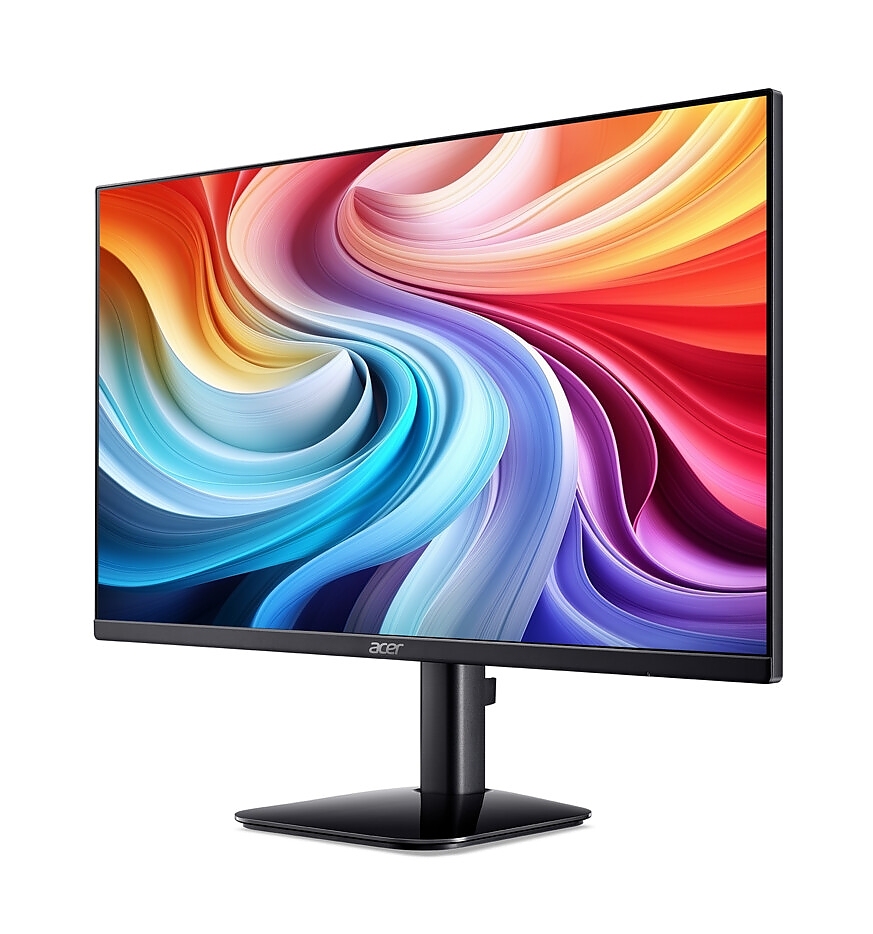 Acer KA272E0bi, 27" IPS LED, ZeroFrame, FHD (1920x1080) FreeSync, 1ms(VRB), 100Hz, 100M:1, 250 cd/m2, VGA, HDMI, Tilt,VESA, Black