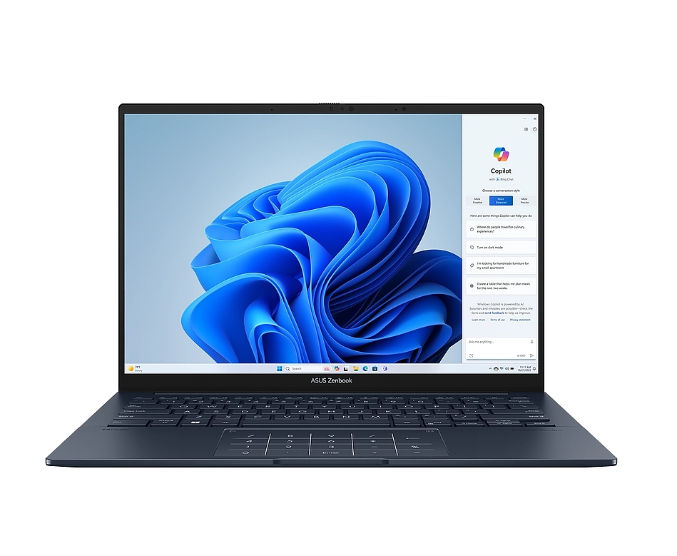 Asus Zenbook UX3405MA-PP665X, INTEL ULTRA 9 185H,14."OLED ,WQXGA+(WQ+) 2880X1800 16:10,LPDDR5X32GB(ON BD.), 1TB PCIEG4 SSD, Intel Arc Graphics, Widnows 11 Pro, Blue