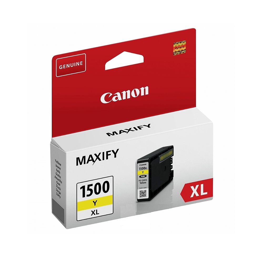 Canon PGI-1500XL Y + Canon Photo Paper Variety Pack A4 & 10 x 15cm (VP-101)