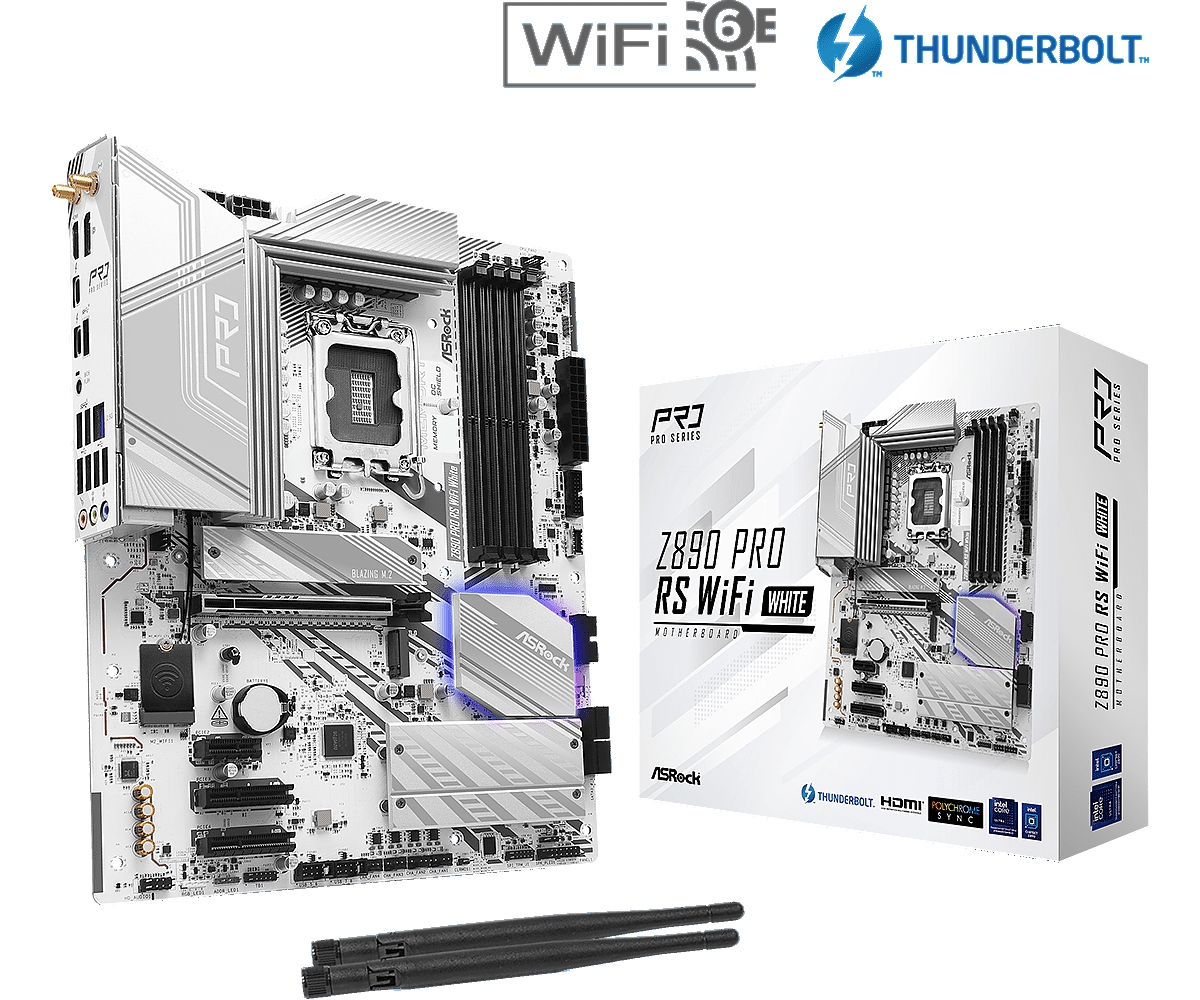 ASROCK Z890 PRO RS WIFI WHITE