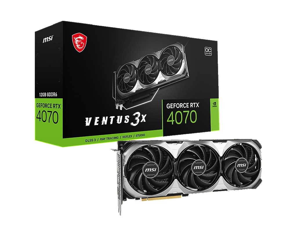 MSI RTX4070 VENTUS 3X E1 12 OC