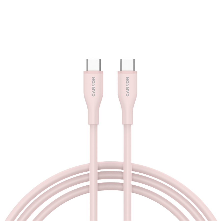 CANYON cable CC60SC10 C-C 60W 1m Silicon Pink Sand