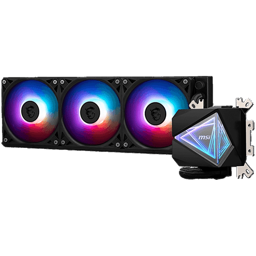 MSI MAG CORELIQUID I360 3x 120mm ARGB Fans, Aluminium Radiator, Loop Dynamic Bearing, Intel LGA 1150/1151/1155/1156/1200/1700/1851, AMD AM5/AM4, 3Y Warranty