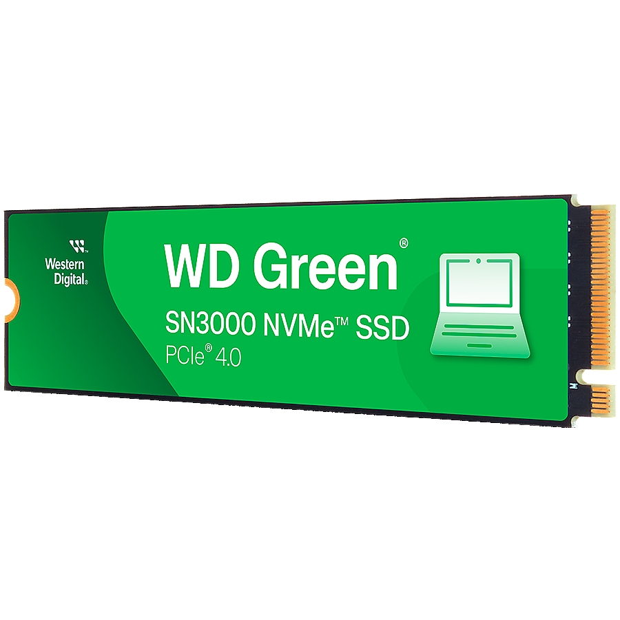 SSD WD Green SN3000 NVMe (M.2 2280, 1TB, PCIe Gen4x4) BULK PACK (216 UNITS)