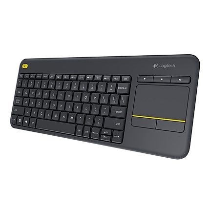 Logitech Wireless Touch Keyboard K400 Plus Black