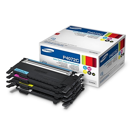 Samsung CLT-P4072C 4-pk CYMK Toner Crtg