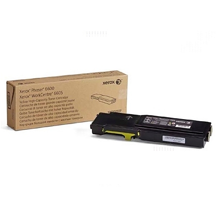 Xerox Phaser 6600/WorkCentre 6605 Yellow High Capacity Toner Cartridge, DMO