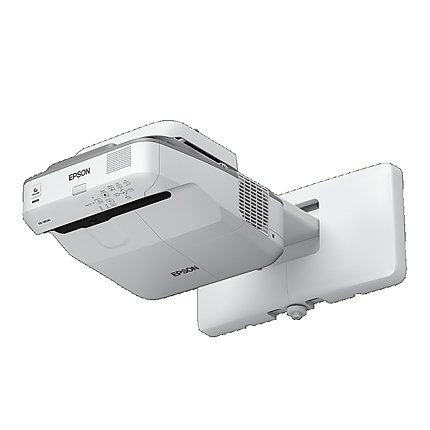 Epson EB-685W, 3LCD, Ultra short, WXGA (1280 x 800), 16:10, 3,500 lumen, 14,000 : 1, HDMI (3x), Ethernet, Wireless LAN (optional), VGA, 5.7 kg, Wall mounting bracket, 36 months