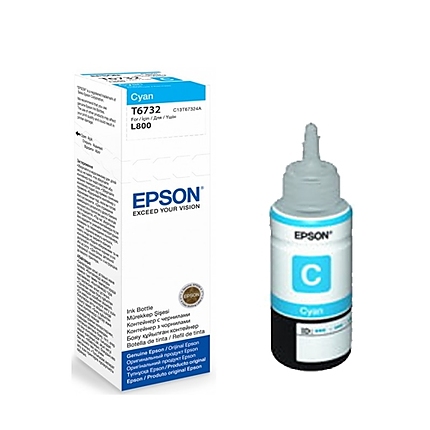 Epson T6732 Cyan ink bottle, 70ml