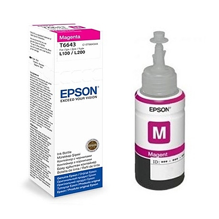 Epson T6643 Magenta ink bottle 70ml