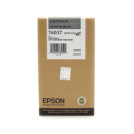 Epson 220ml Light Black for Stylus Pro 7880/9880/7800/9800