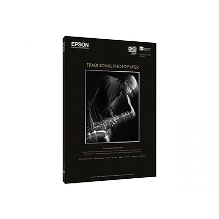 Epson Traditional Photo Paper, DIN A2, 330g/m2, 25 Sheets