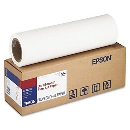 Epson Ultrasmooth Fine Art Paper Roll, 24" x 15.2 m, 250g/m2