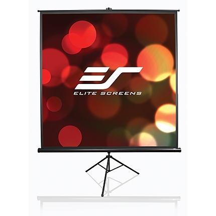 Elite Screen T84UWV1 Tripod, 84" (4:3), 170.2 x 127.0 cm, Black