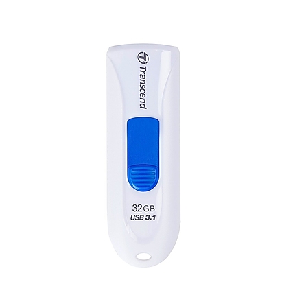 Transcend 32GB, USB3.1, Pen Drive, Capless, White