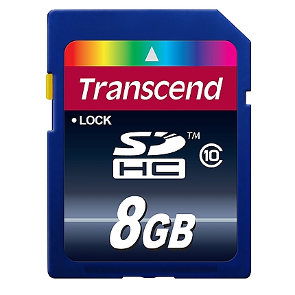 Transcend 8GB SDHC (Class 10)