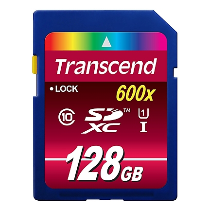 Transcend 128GB SDXC UHS-I (Class10)