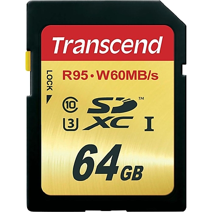 Transcend 64GB SDXC UHS-I U3 Card