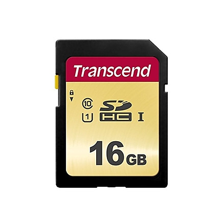 Transcend 16GB SD Card UHS-I U1, MLC