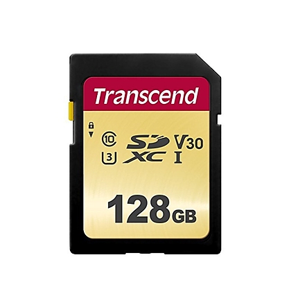 Transcend 128GB SD card UHS-I U3, MLC