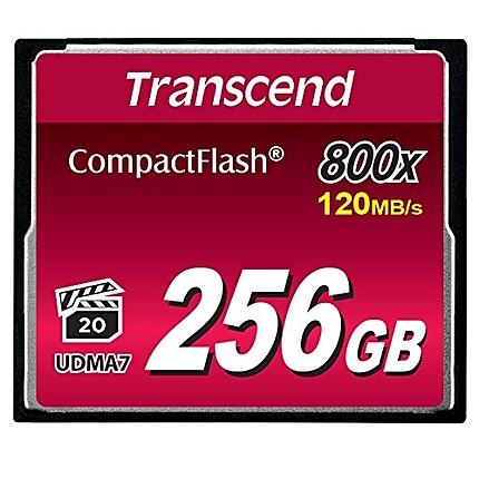 Transcend 256GB CF Card (800x)