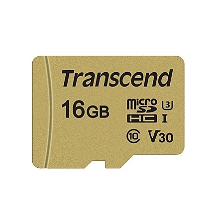 Transcend 16GB micro SD UHS-I U3 (with adapter), MLC